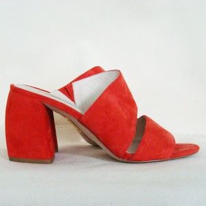Louise et Cie Red Suede Sandals